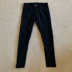 H&M Black Denim Skinny Jeans - Size 10